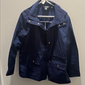 Lands' End Women's Dark Blue Utility Jacket